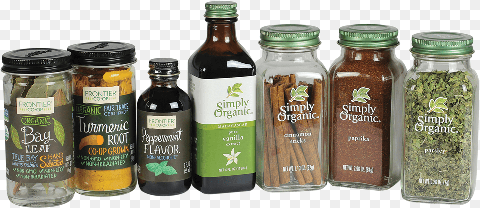 High Res Simply Organic Premium Ugandan Extract Vanilla, Herbal, Herbs, Plant, Jar Free Png Download