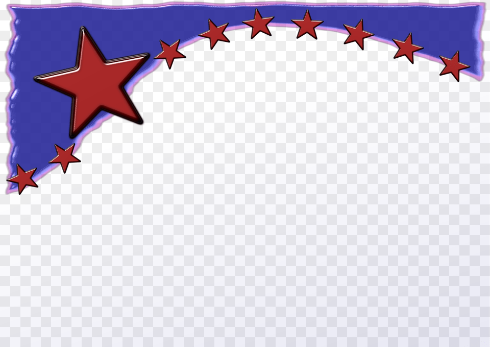 High Resolution American Flag Border, Star Symbol, Symbol Png Image
