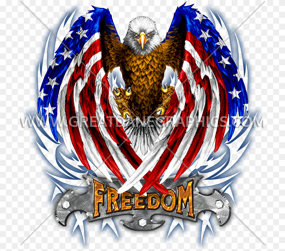 High Resolution American Flag Eagle, Emblem, Symbol, Animal, Bird Png