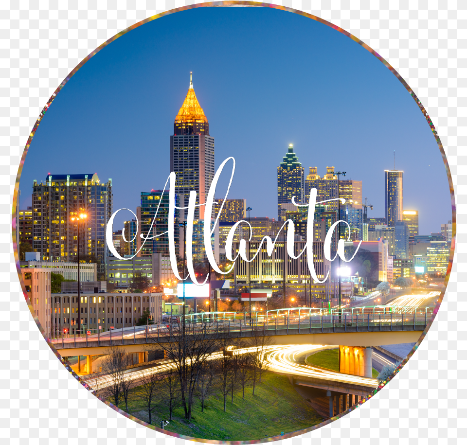 High Resolution Atlanta Skyline, Urban, Photography, Metropolis, City Free Png