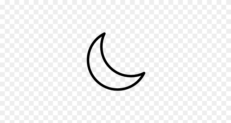 High Resolution Crescent Moon Icon, Nature, Night, Outdoors, Astronomy Png