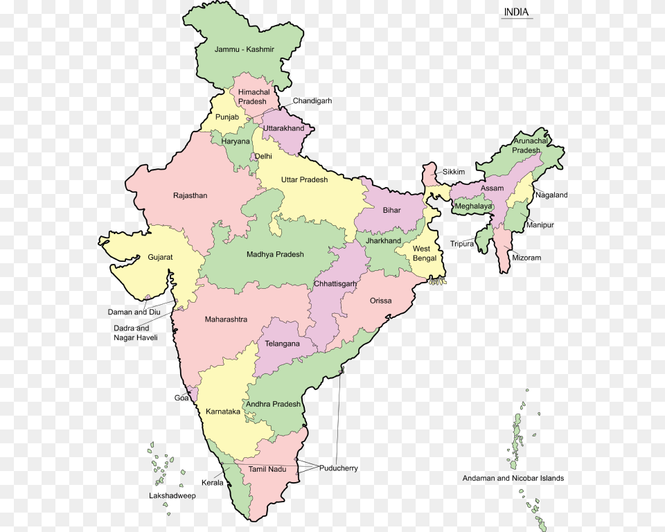 High Resolution India Map, Atlas, Chart, Diagram, Plot Free Png Download