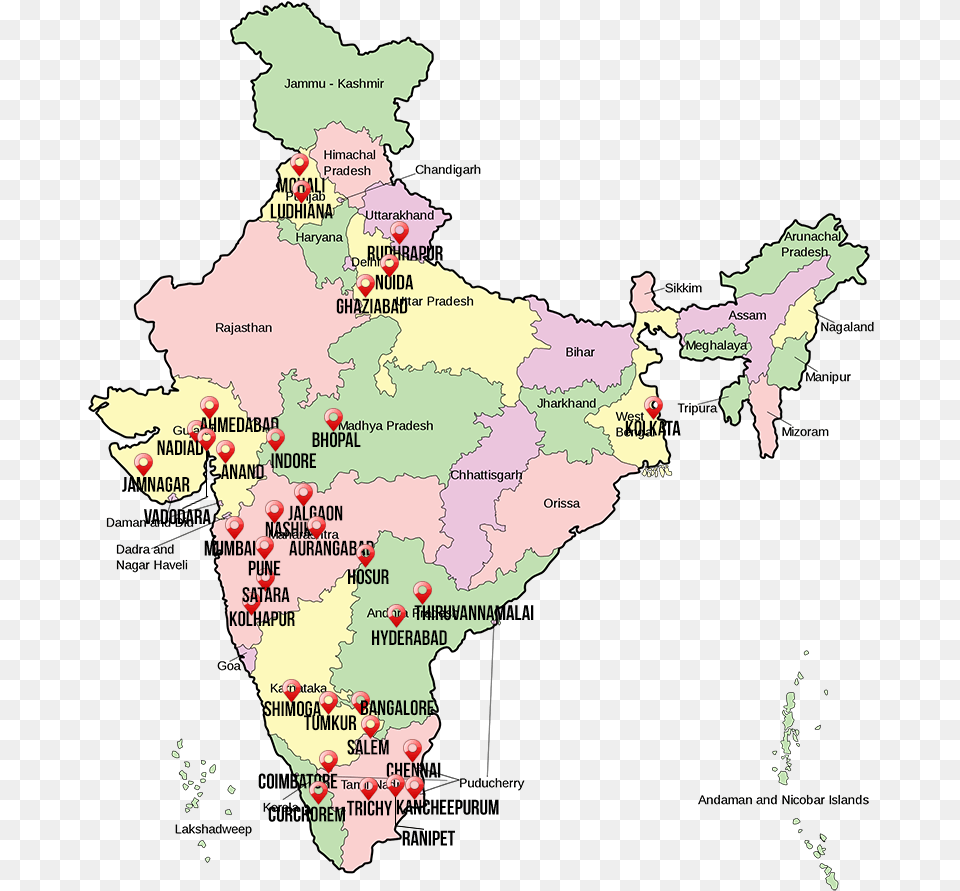 High Resolution India Map Atlas, Chart, Diagram, Plot, Person Free Transparent Png