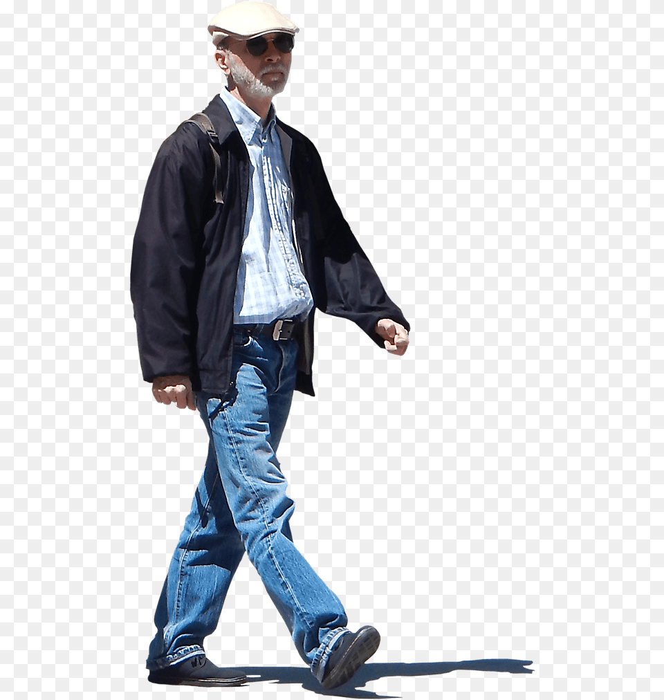 High Resolution People Walking, Clothing, Coat, Pants, Jeans Free Png Download
