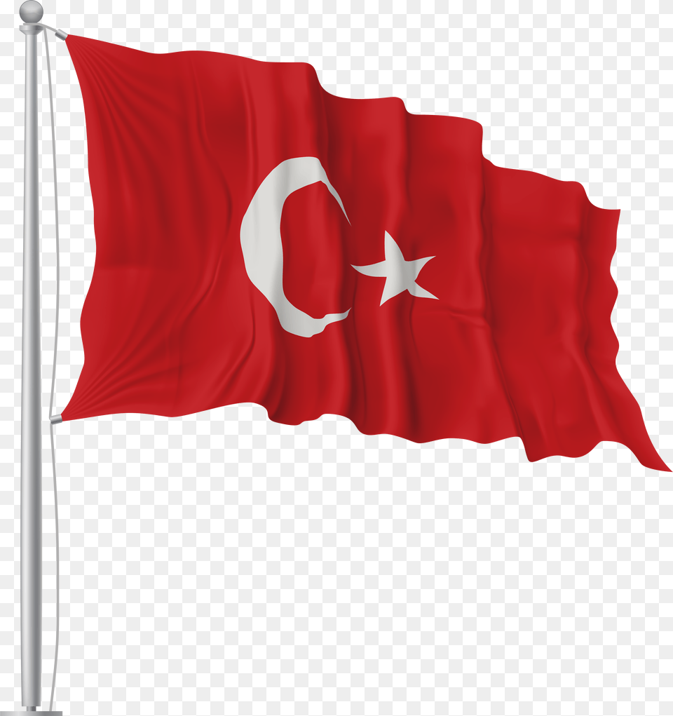 High Resolution Turkey Flag Icon Italy Flag Waving, Turkey Flag, Person Free Transparent Png