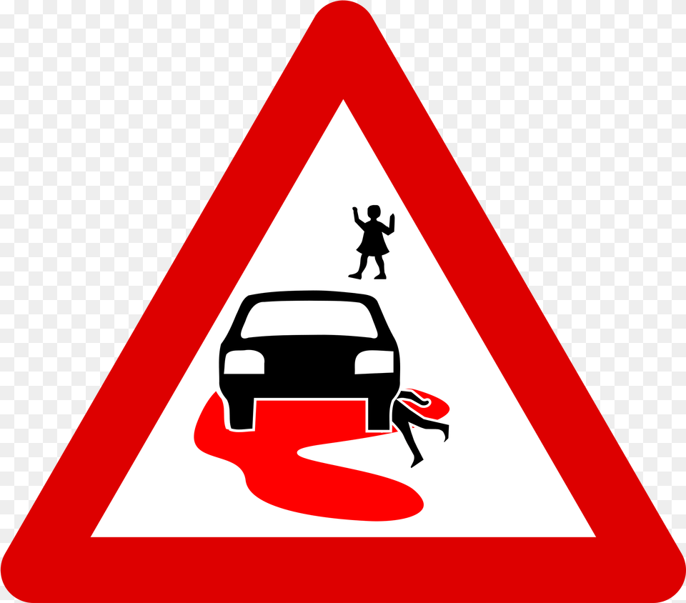 High Risk, Sign, Symbol, Road Sign, Person Free Png Download