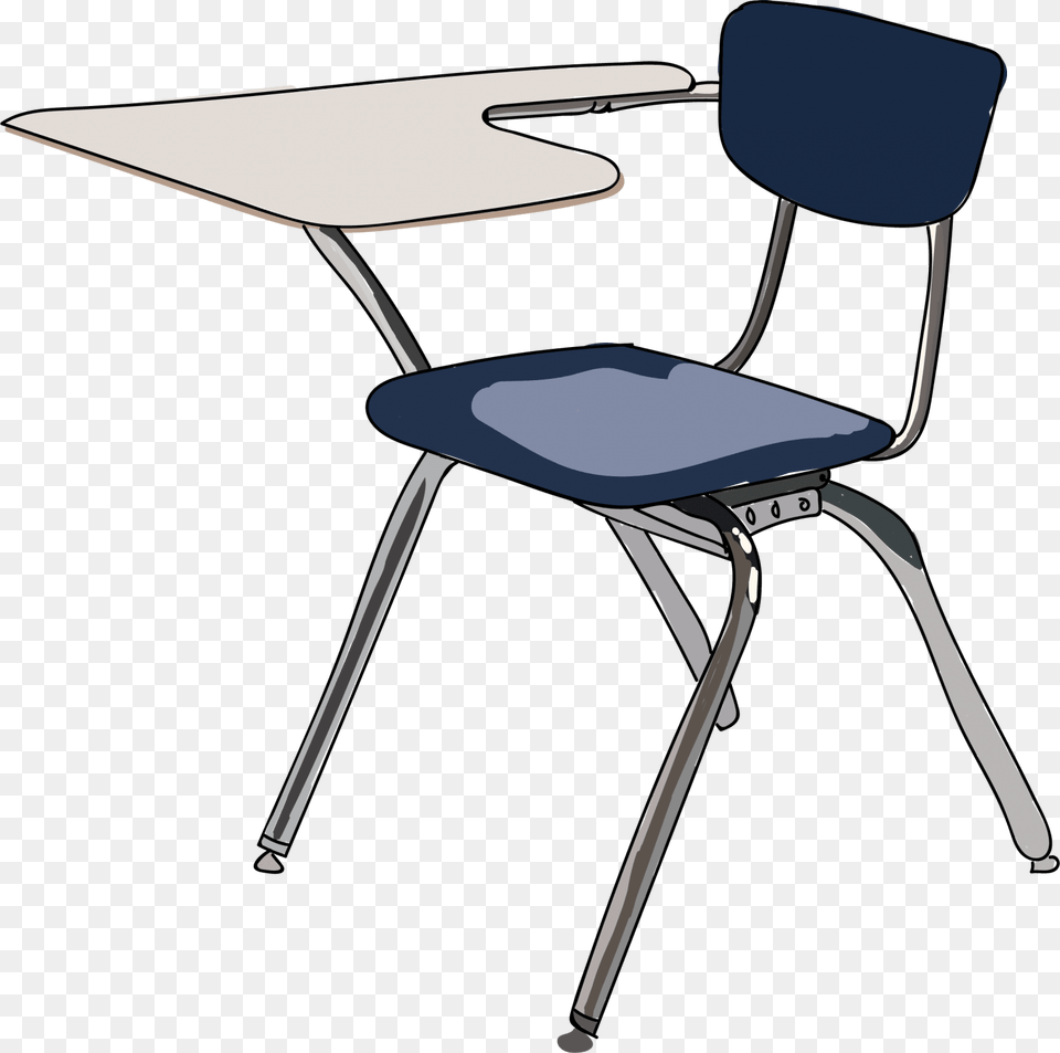 High School American School Desk, Chair, Furniture, Bow, Weapon Free Png Download