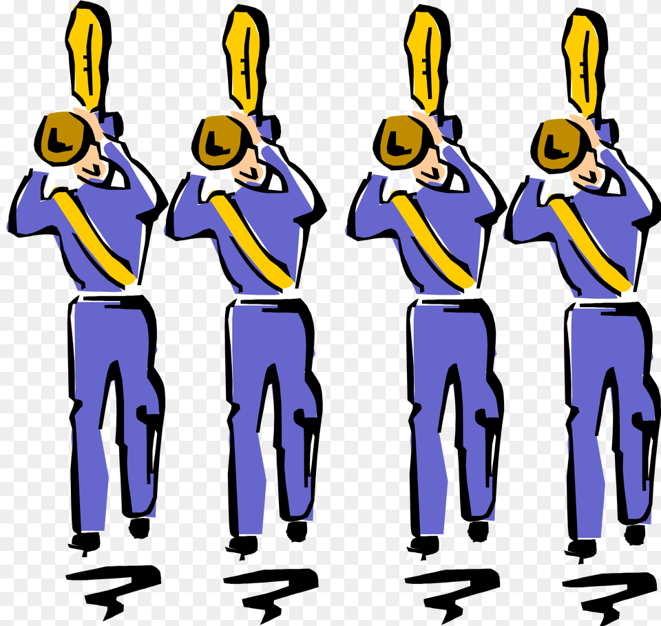High School Band Marching Band Clipart, People, Person, Adult, Male Png Image