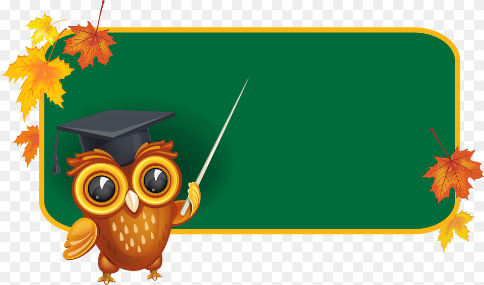 High School Clipart School Owl Teacher Clipart, Leaf, Plant, People, Person Png