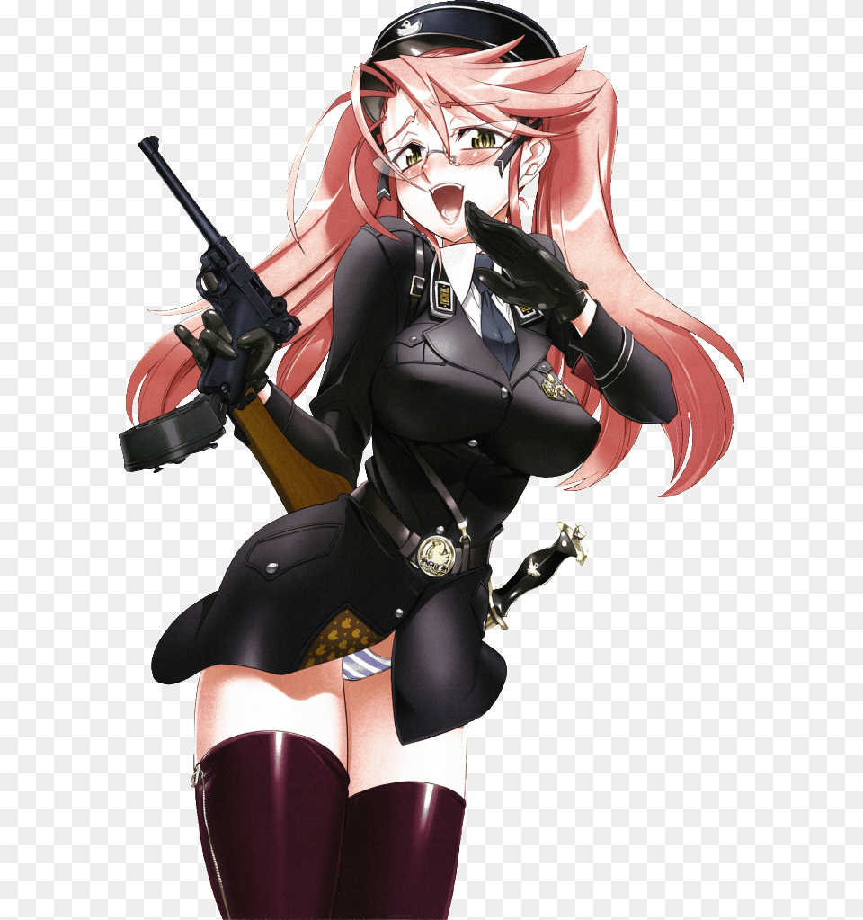High School Of The Dead Render, Adult, Publication, Person, Woman Free Png Download