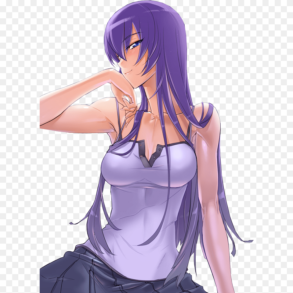 High School Of The Dead Saeko, Adult, Publication, Person, Woman Png Image
