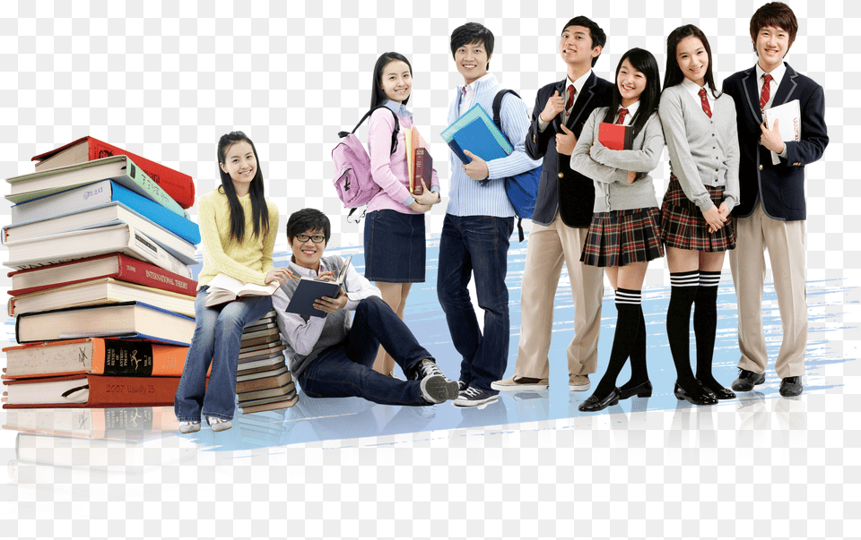 High School Students, Teen, Girl, Female, Person Free Png Download