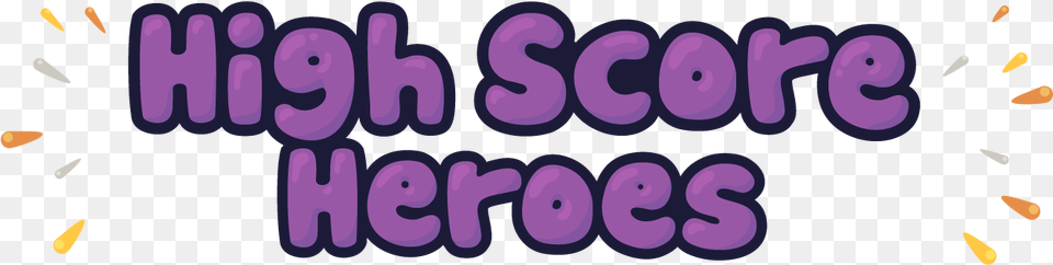 High Score Heroes High Score, Purple, Text Free Transparent Png