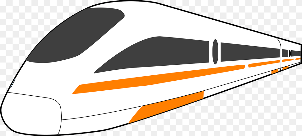 High Speed Train Clipart, Railway, Transportation, Vehicle, Bullet Train Free Png