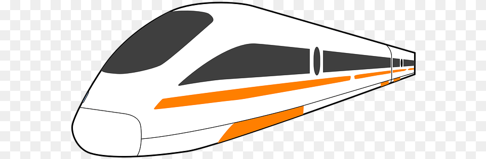 High Speed Train Train High Speed Rail Fas Train Clip Art, Railway, Transportation, Vehicle, Bullet Train Free Png