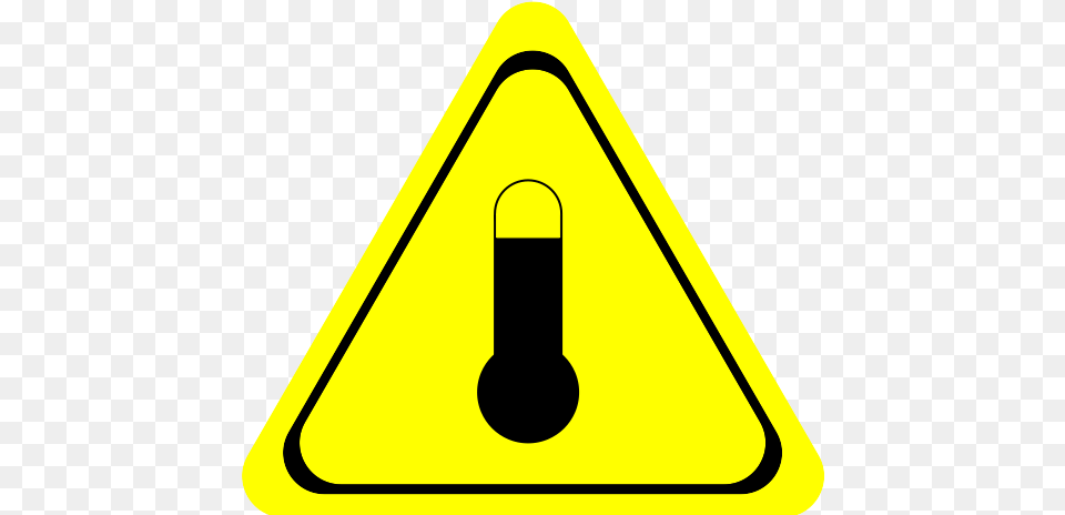High Temperature Warning Symbol, Sign, Device, Grass, Lawn Png Image