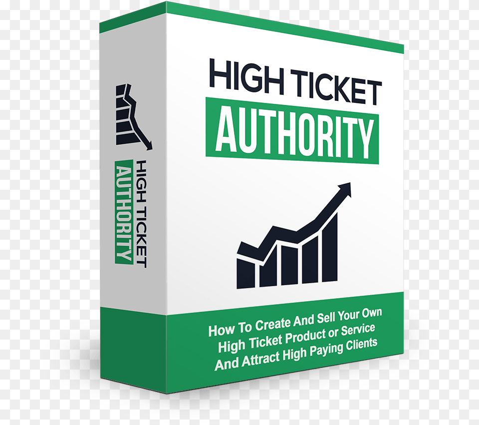 High Ticket Authority Gold High Ticket Authority Plr, Advertisement, Box, Business Card, Paper Free Png Download