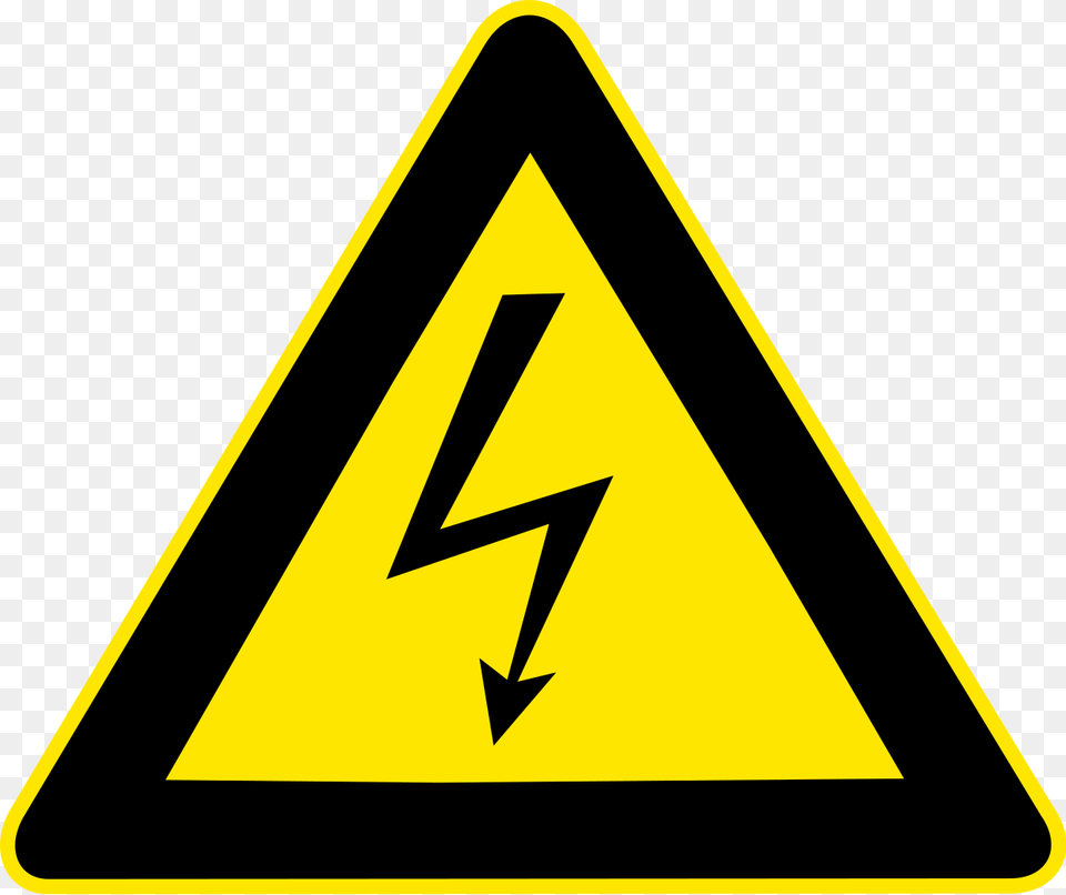 High Voltage, Sign, Symbol, Road Sign, Triangle Free Png Download