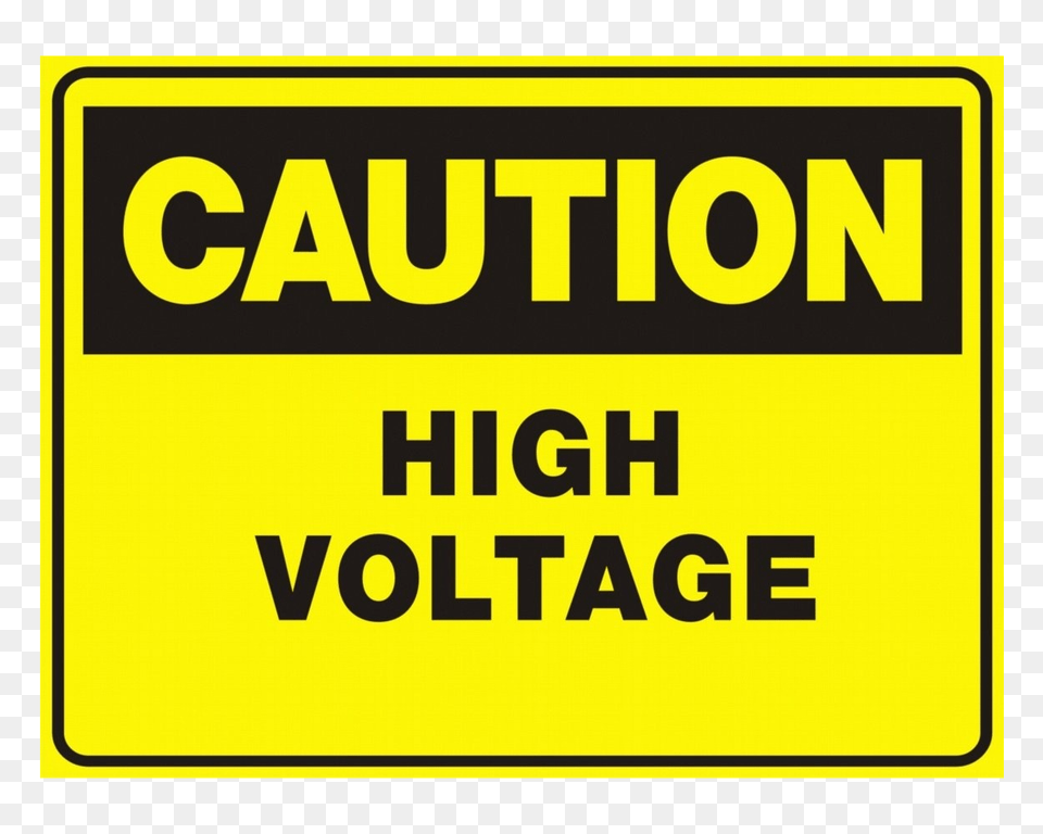 High Voltage, Sign, Symbol, Road Sign, Text Free Png Download
