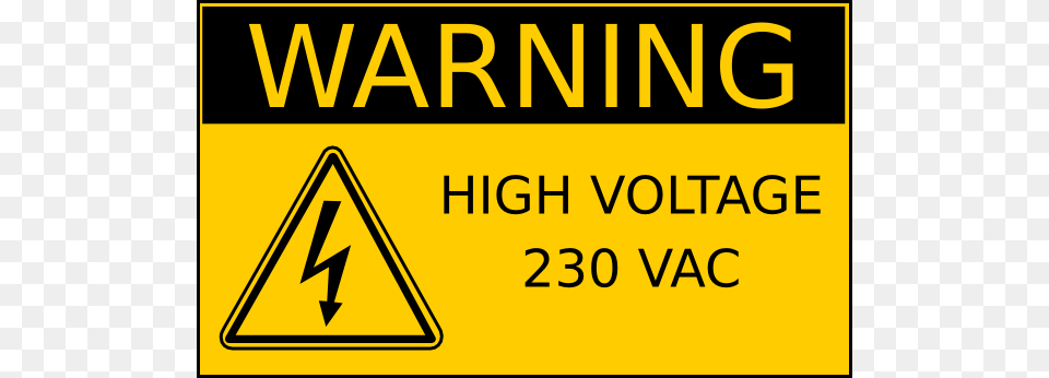 High Voltage, Sign, Symbol, Road Sign Png