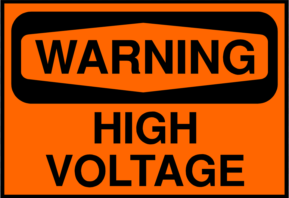 High Voltage, Sign, Symbol, Scoreboard Free Png
