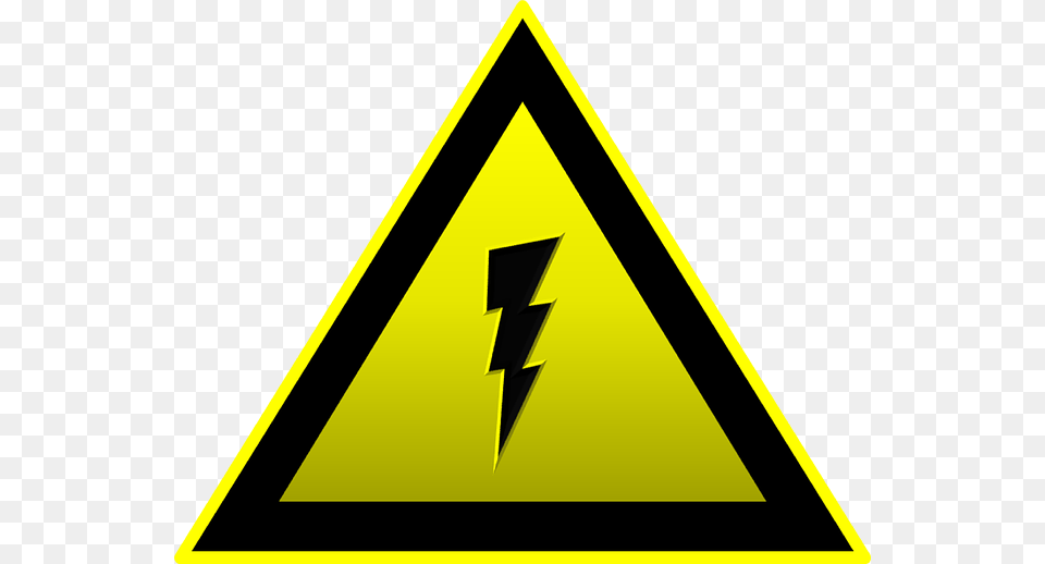 High Voltage, Triangle, Sign, Symbol Free Transparent Png