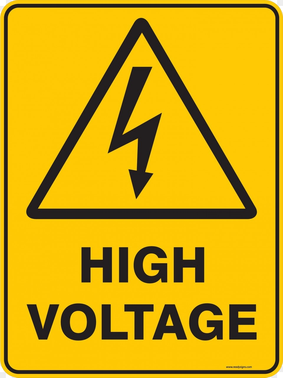 High Voltage, Sign, Symbol, Road Sign Free Png Download