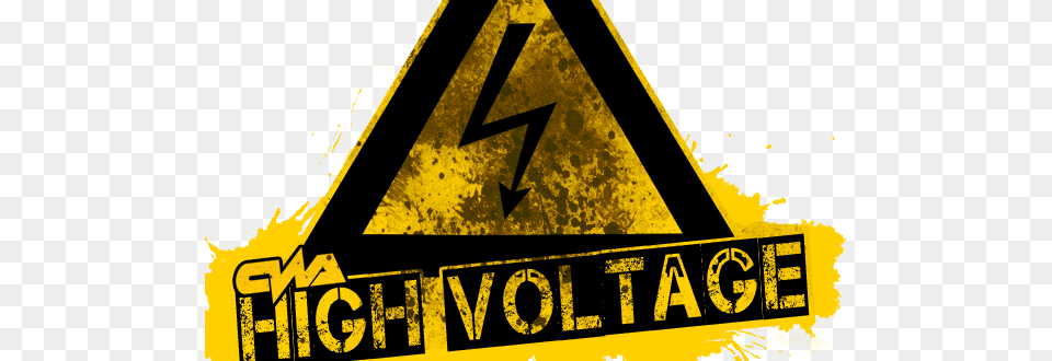 High Voltage, Sign, Symbol, Triangle, Road Sign Png