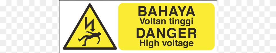 High Voltage Danger Of Death Sign, Symbol, Road Sign Png