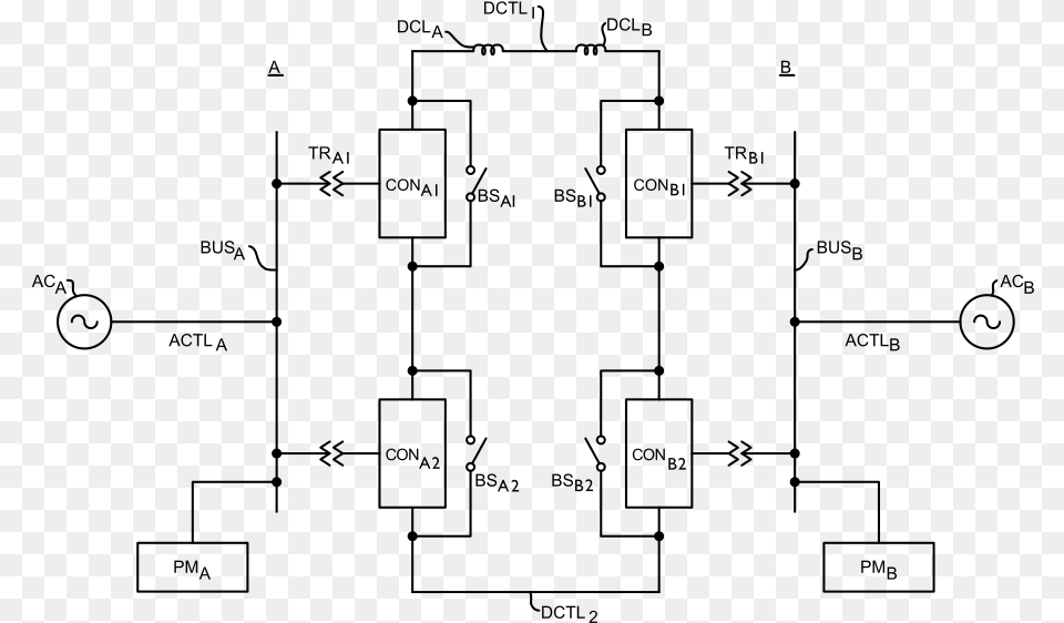 High Voltage Direct Current System Diagram, Gray Free Transparent Png