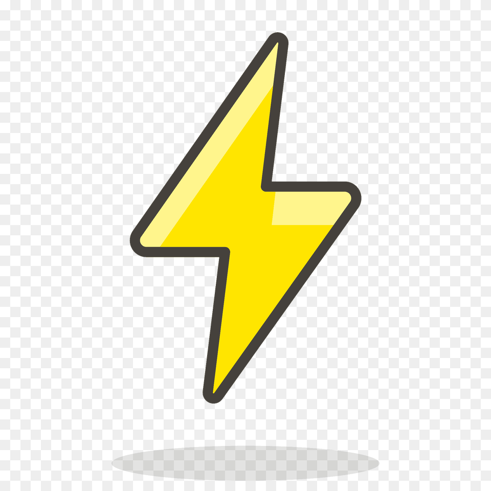 High Voltage Emoji Clipart, Star Symbol, Symbol Free Transparent Png