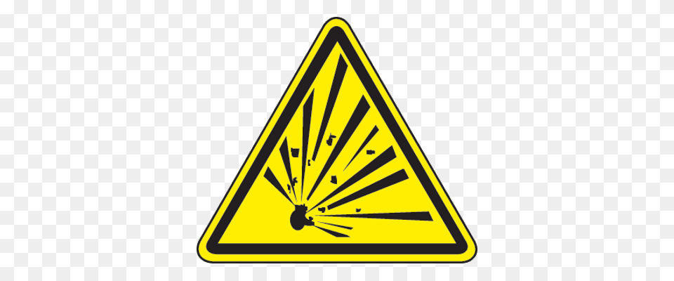 High Voltage Warning Sign Transparent, Symbol, Triangle, Road Sign Png Image