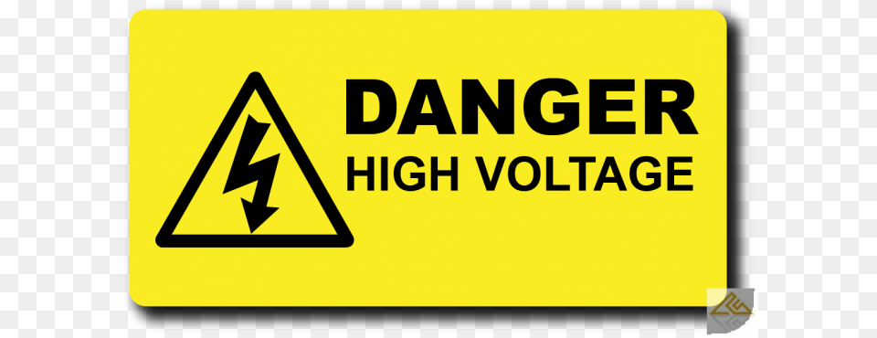 High Warning Voltage Hazard Label Danger High Voltage 11kv Sign, Symbol, Scoreboard, Text Png Image