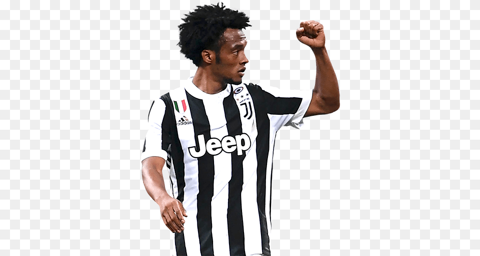 Highest Rated Colombia Right Backs Fifa 18 Players Juventus Cuadrado, Shirt, Clothing, Face, Person Png Image