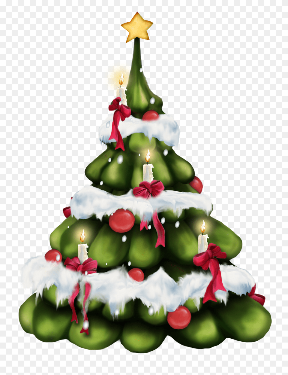 Highfour Pchristmas Clip Art Christmas Tree, Birthday Cake, Food, Dessert, Cream Free Transparent Png