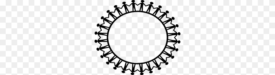 Highgate Circle Holding Hands Clip Arts For Web, Gray Png