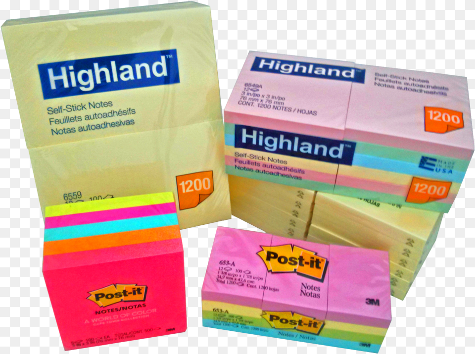 Highland Adhesive Note Pads Post It Notes Free Png