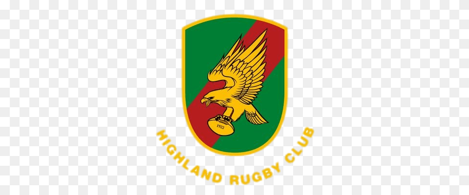 Highland Rugby Logo, Emblem, Symbol, Animal, Bird Png Image