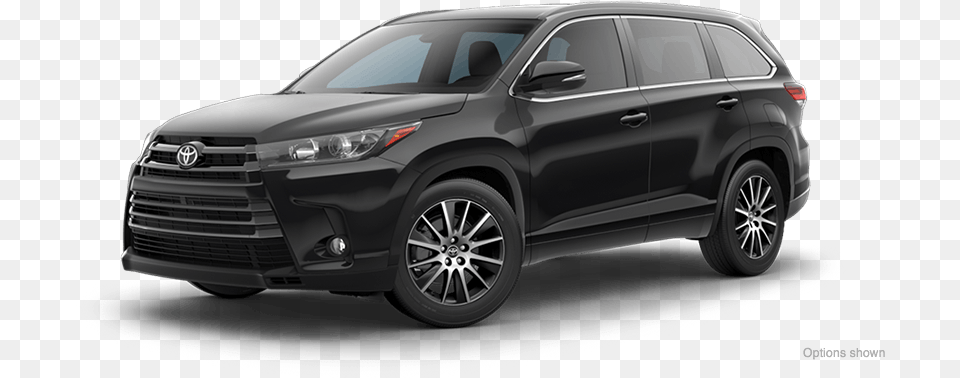 Highlander Toyota Highlander 2019 Black, Car, Suv, Transportation, Vehicle Png