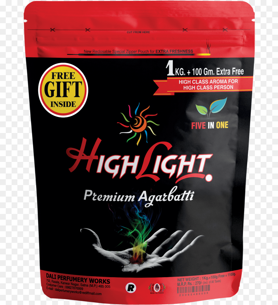 Highlight Agarbatti, Powder Free Png Download