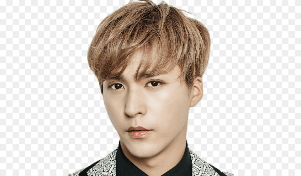 Highlight Son Dong Woon Portrait Dong Woon, Blonde, Face, Hair, Head Free Transparent Png