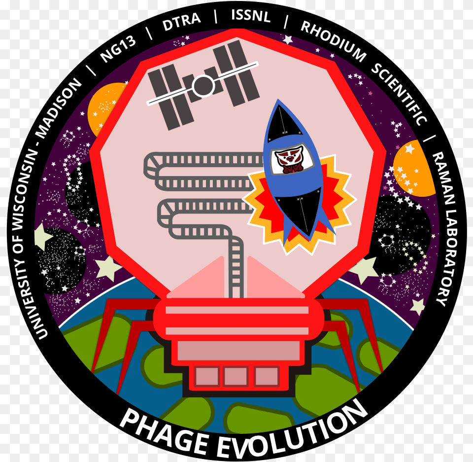 Highlights Phages In Space Biochemistry Uwmadison U Flek, Sticker, Emblem, Symbol, Advertisement Free Transparent Png