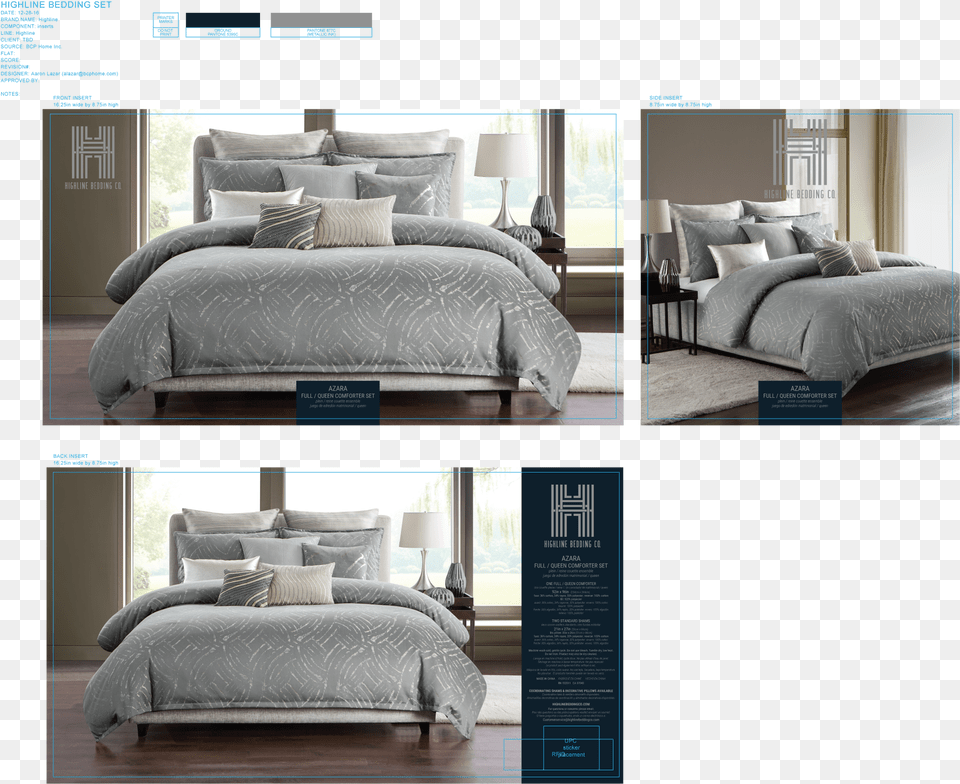 Highline Bedding Co Azara Duvet Cover Set Bedroom, Cushion, Home Decor, Indoors, Interior Design Png Image