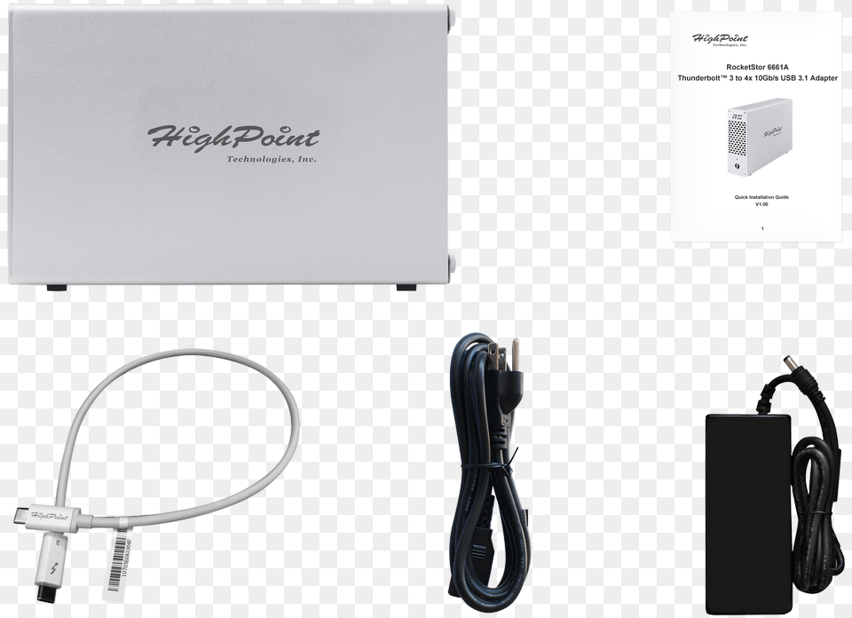 Highpoint, Adapter, Electronics, White Board, Plug Free Png Download