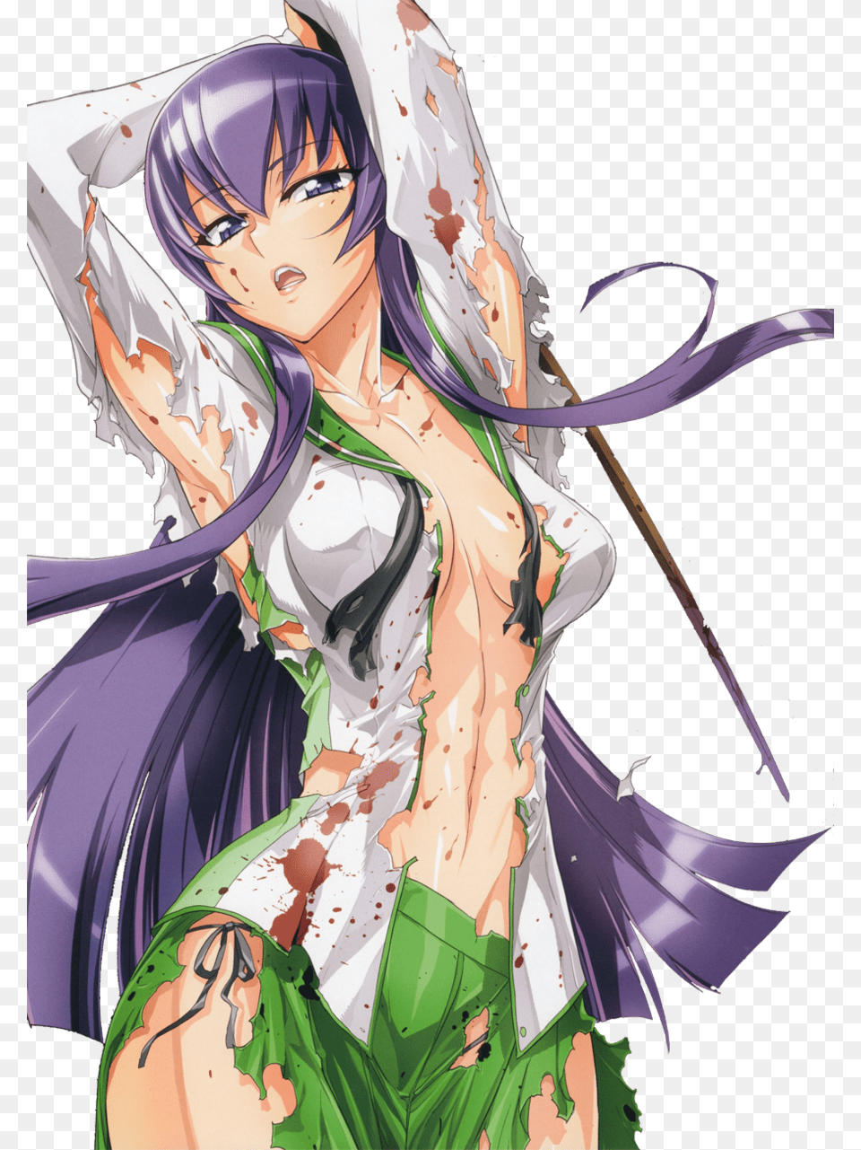 Highschool Of The Dead, Book, Comics, Publication, Adult Png Image