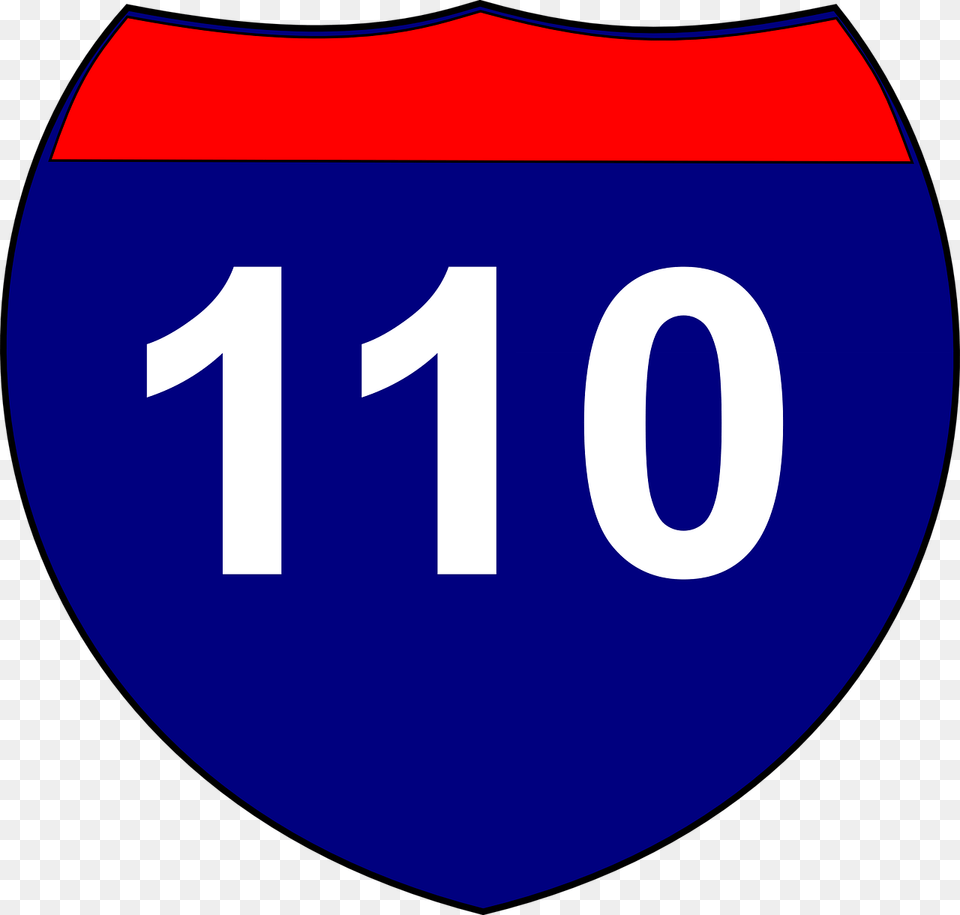 Highway 110 Sign, Logo, Symbol Free Transparent Png