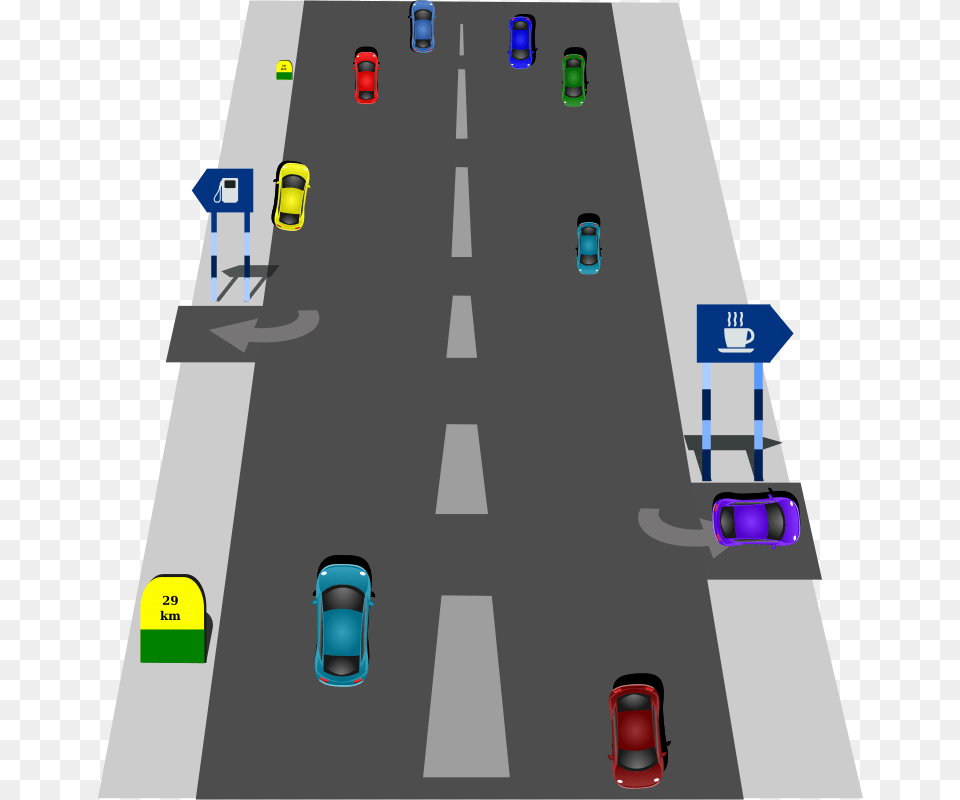 Highway, Road, Freeway, Tarmac Png Image