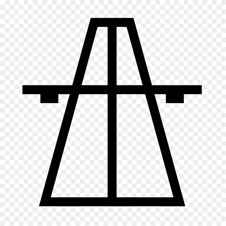 Highway Icon, Gray Free Transparent Png