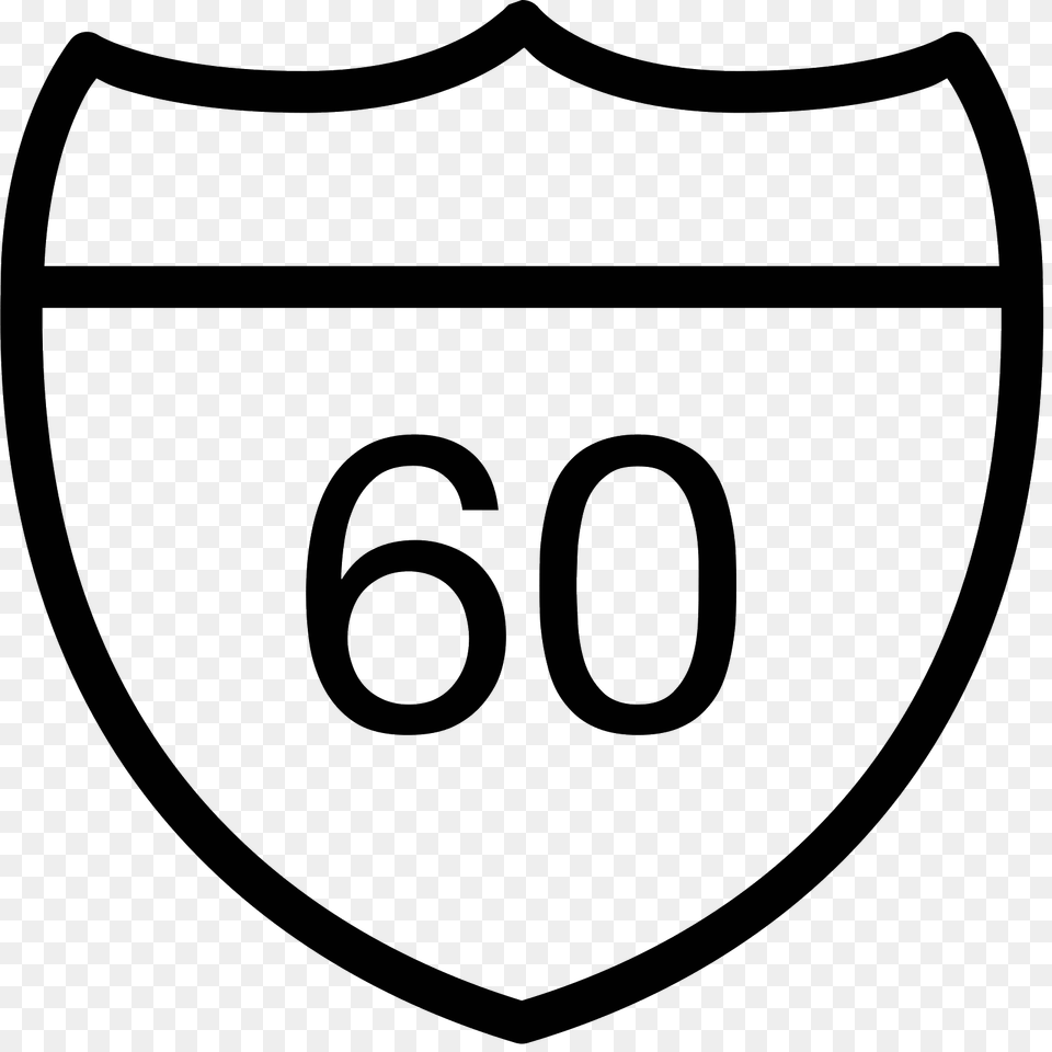 Highway Sign Icon, Gray Png