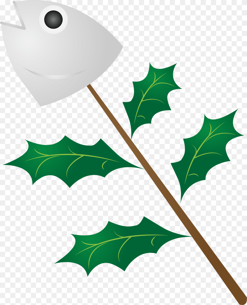 Hiiragi Iwashi Clipart, Green, Leaf, Plant, Weapon Free Png